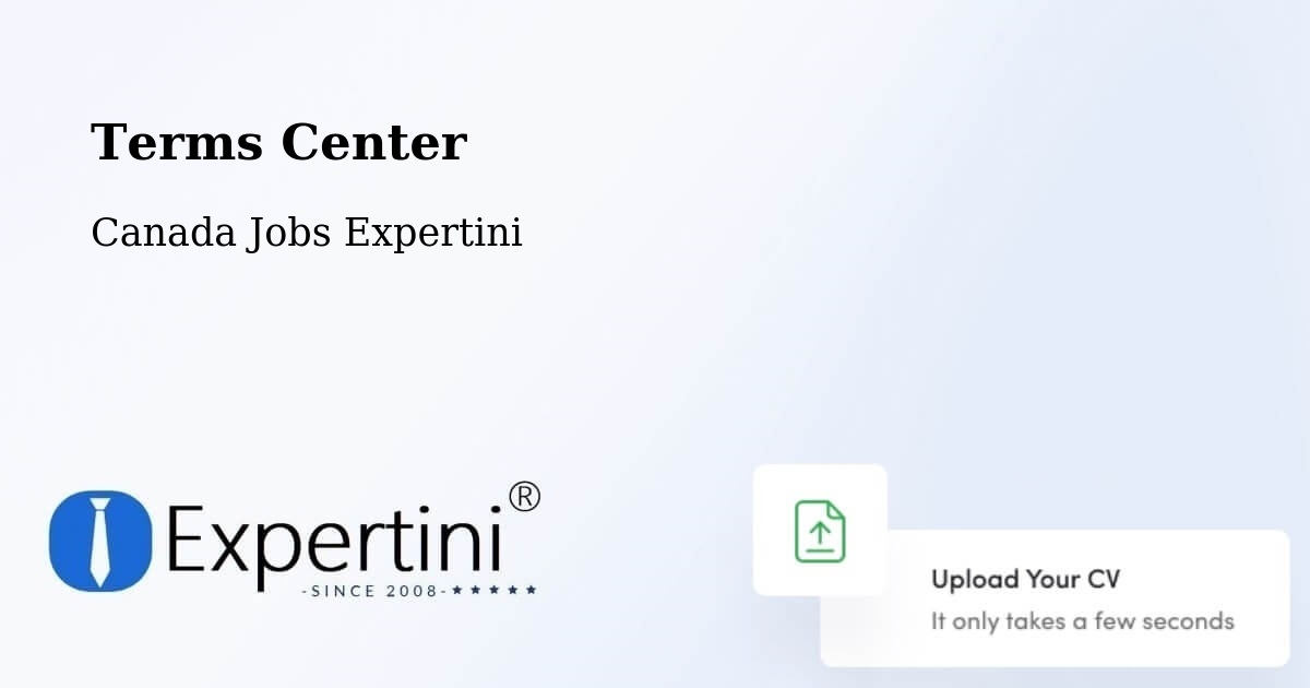 Terms of Service – Vancouver - Canada Jobs Expertini